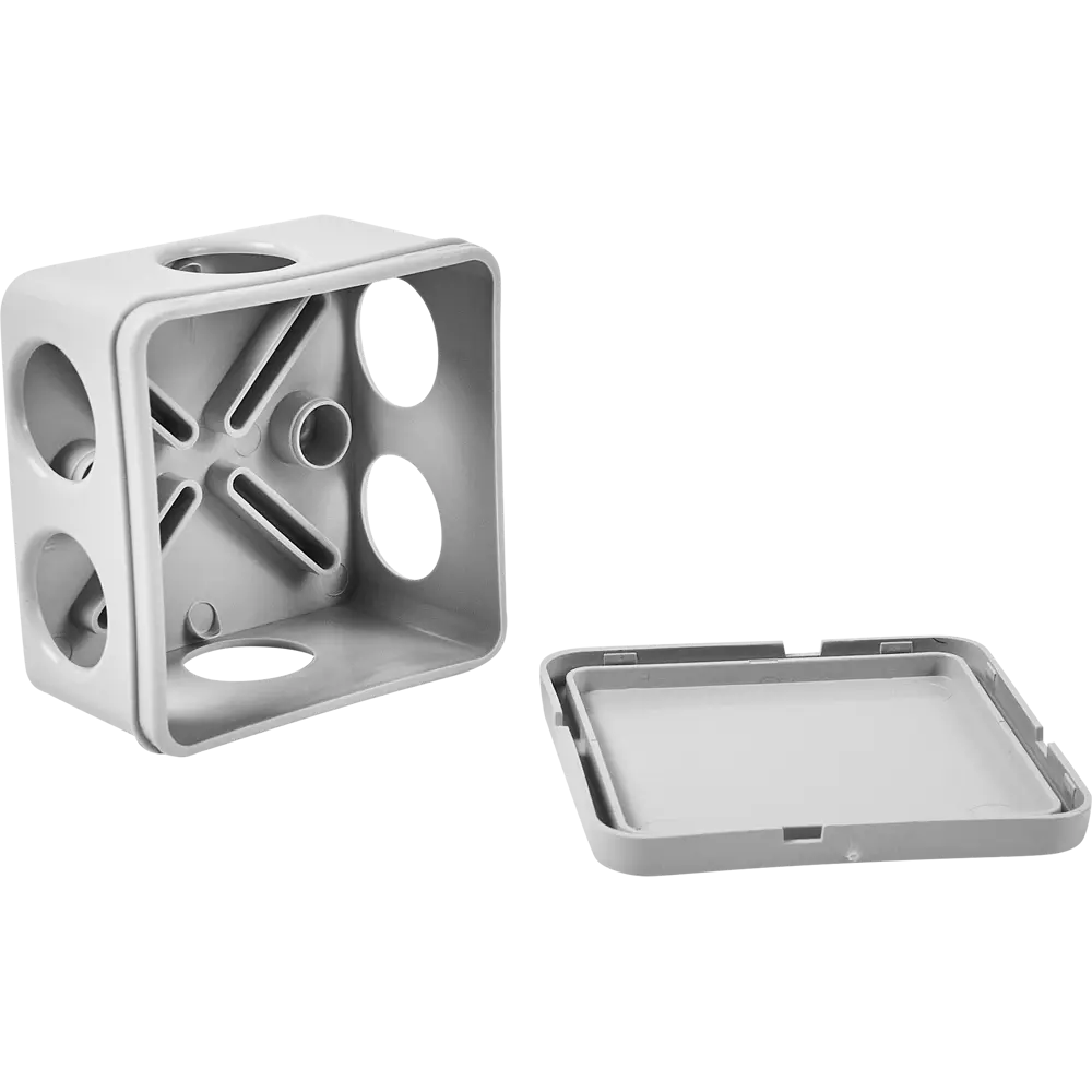 Распределительная коробка Lexman открытого типа 70x70x40 мм с защитой IP55 88460766 STLM-1111224 - Вид №2