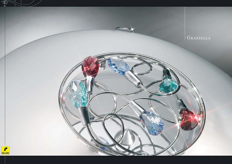Kolarz 0107.53.5SsBGR GRAZIELLA люстра потолочная 65198 - Вид №1
