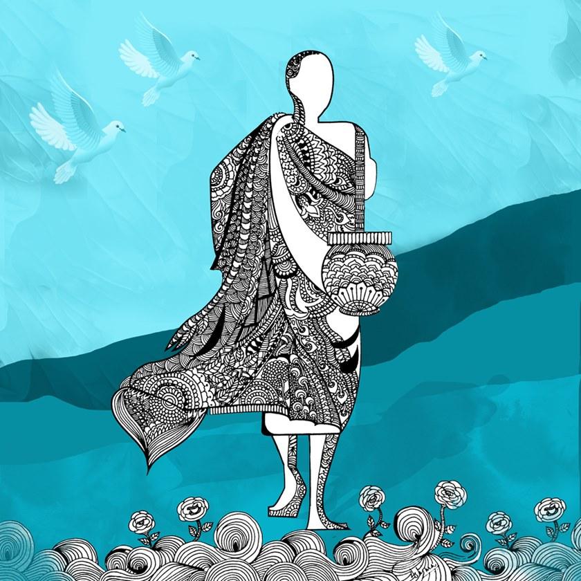 MOMENTI Авторский художественный принт Crazy home paintings Ah-008 - Вид №1