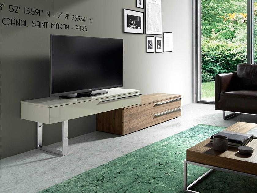 Angel Cerdá Тумба под телевизор с ящиками из лакированной древесины Nature life 3081 cpm5336 Angel Cerda - Вид №4