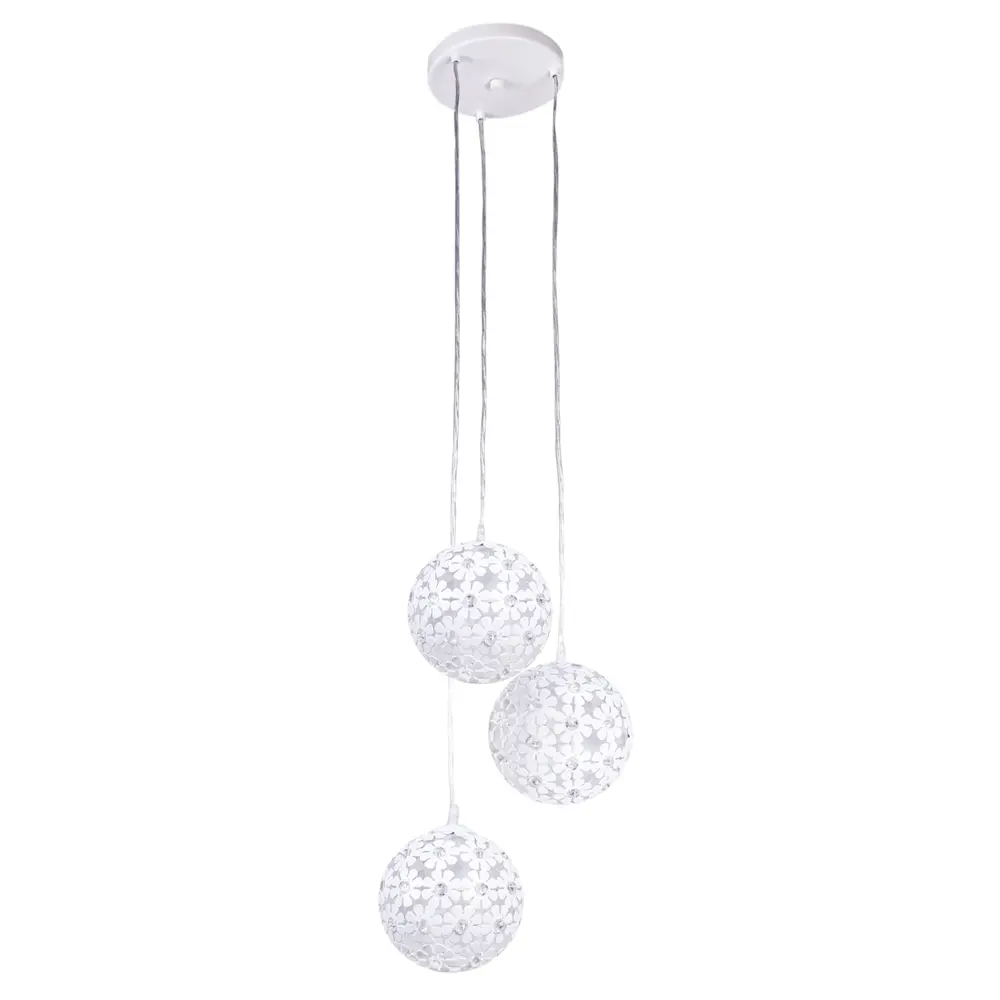 Подвес Hanifa 3xE27x60 Вт, металл, цвет белый 13997209 STLM-2001924 Maytoni 