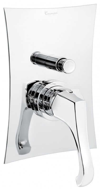 76019CR Внутристенный смеситель Ares на 2 выхода, цвет хром EMMEVI