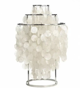 Verpan Дизайнерская настольная лампа из перламутра Fun mother of pearl