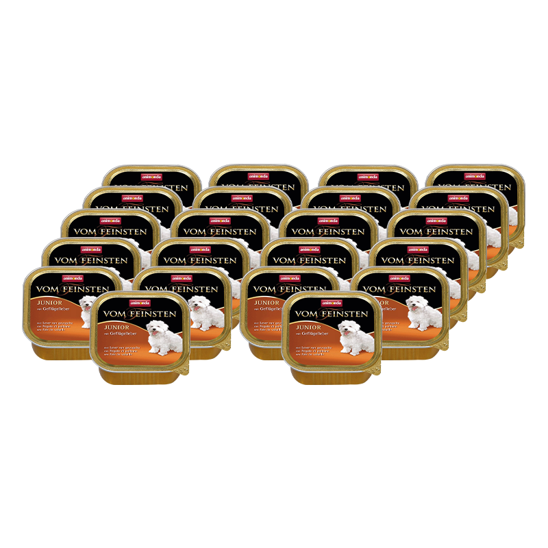 УТ0005345*22 Корм для щенков Vom Feinsten Птица,печень конс. 150г (упаковка - 22 шт) Animonda 