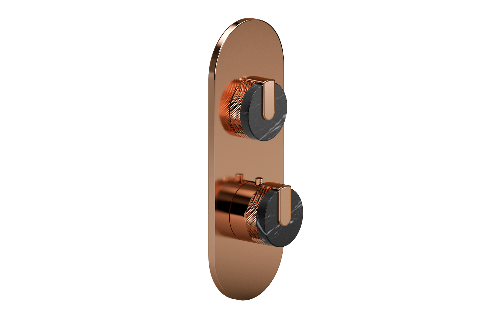 E-8026-R2MBE0-L1RG-RG-T Планка M-Series с 2 ручками - Внешняя часть GRAFF MOD+