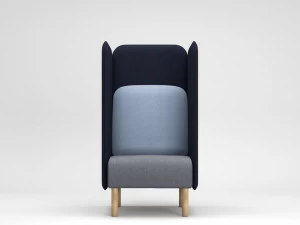 SOFTREND Мягкое кресло из ткани с высокой спинкой August