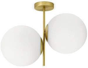 Miloox Потолочный светильник из опалового стекла и металла Jugen