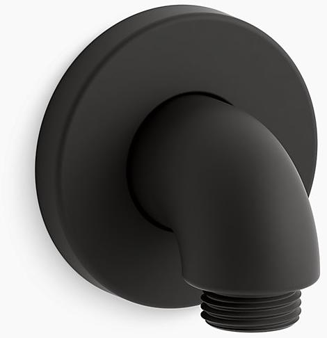 KOHLER Настенный приточный патрубок Purist Stillness с обратным клапаном K-22172-BL 