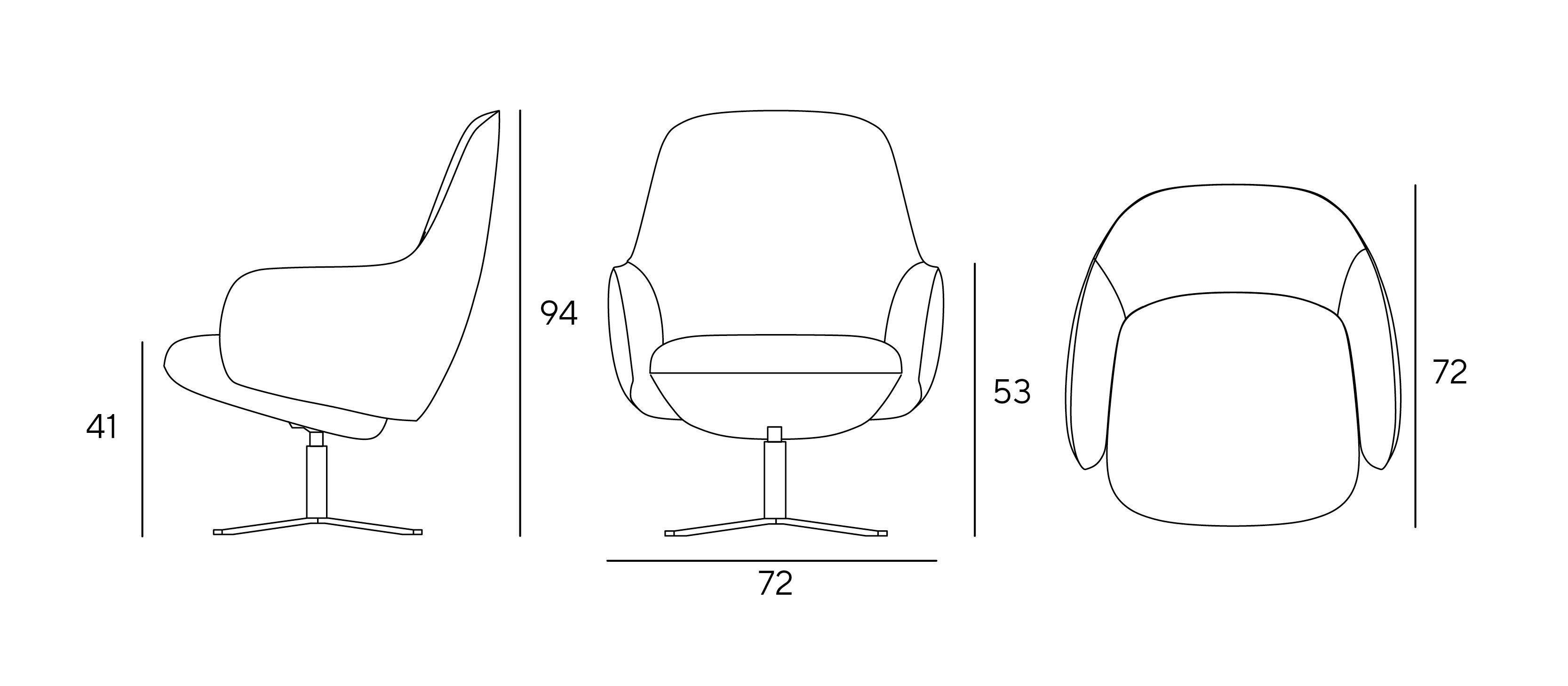 Тканевое кресло с подлокотниками Innova Imbottiti Bloom ARCH-00113960 - Вид №2