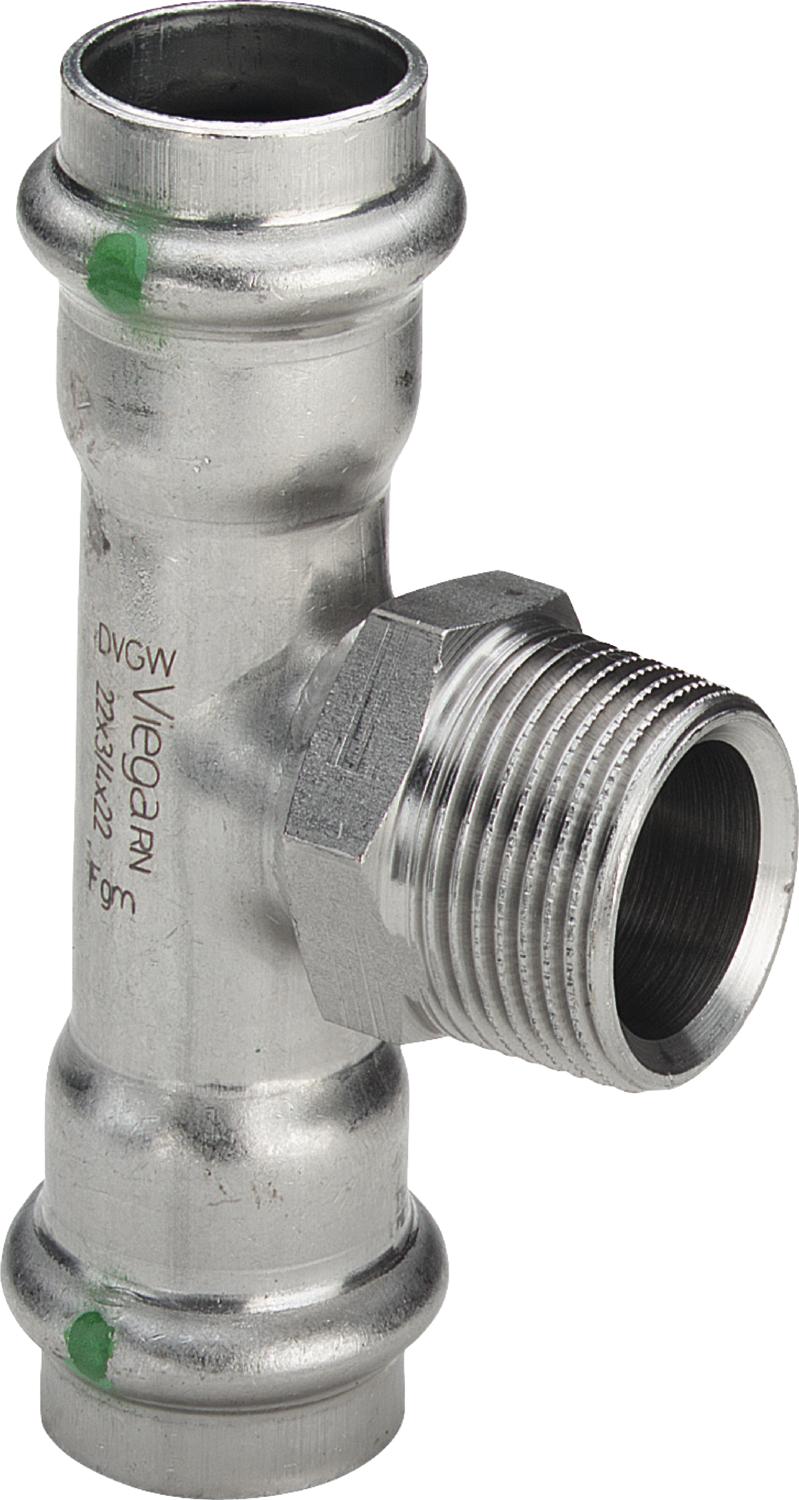 Viega Тройник Sanpress Inox 2317.1 (445980) 445 980