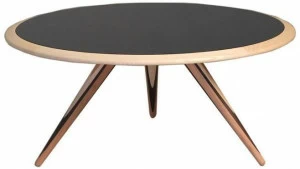 Morelato Низкий круглый деревянный журнальный столик Carambola Art. 5610