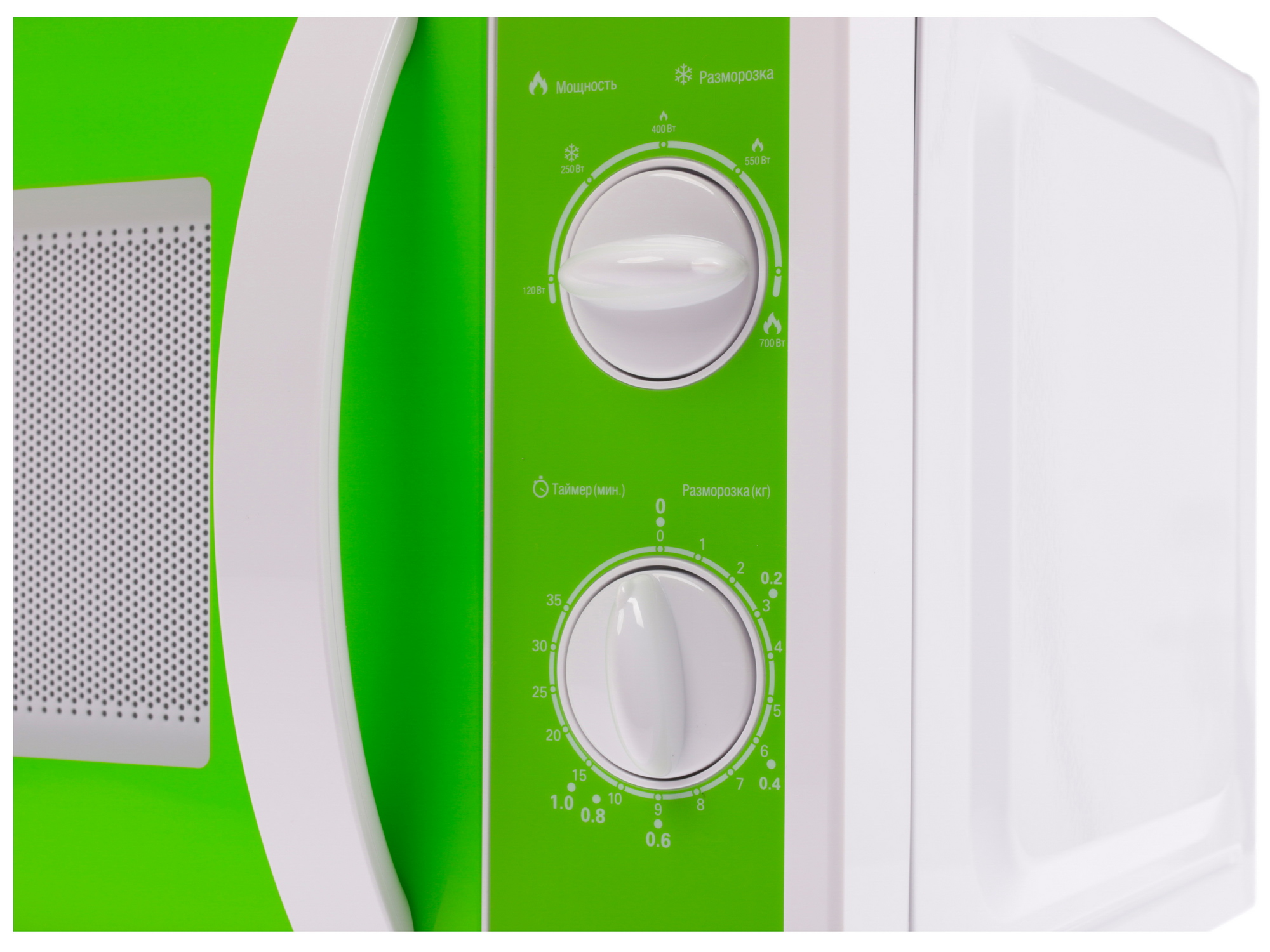 1095390 Микроволновая печь DEXP MC-GR зеленый STDN-0121690 - Вид №3