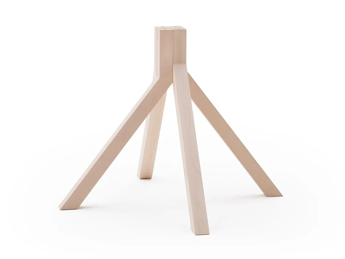 Квадратный журнальный столик с каркасом из ореха или бука Billiani Grapevine ARCH-00080933 - Вид №1