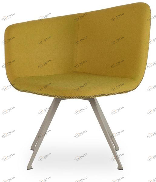 B&T Design Вращающееся кресло из ткани Domino sun-id-1492802