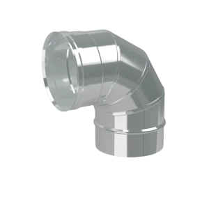 Отвод для круглых воздуховодов Corax ф200 мм 90 градусов