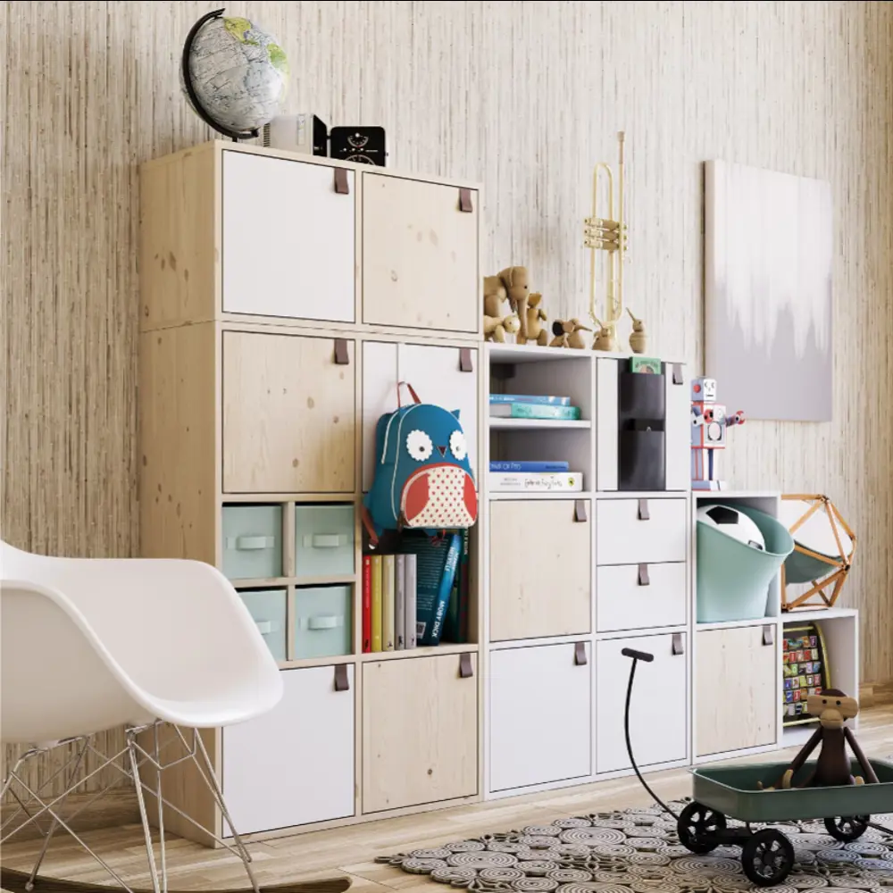 SPACEO Стеллаж «Куб» — модульная система хранения на 6 секций 82731914 STLM-0034905 - Вид №9