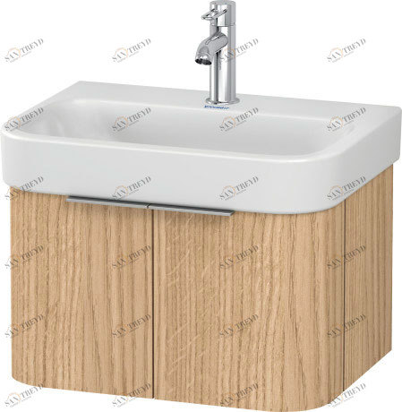 H2626805252 Happy D.2 Тумбочка подвесная Европейский дуб, декор Duravit