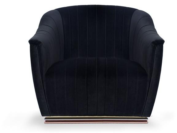 KOKET Мягкое бархатное кресло с подлокотниками Mia sun-id-1500205 - Вид №1