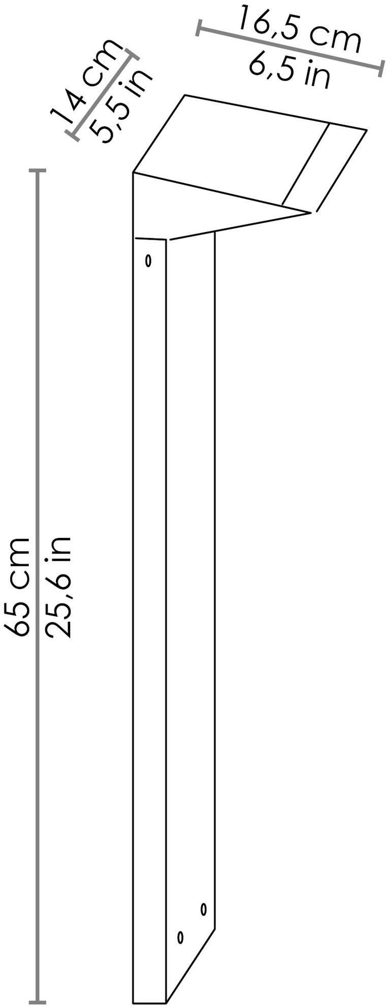 AiLati Светодиодный столбик из литого алюминия Solar sun-id-1503850 - Вид №1