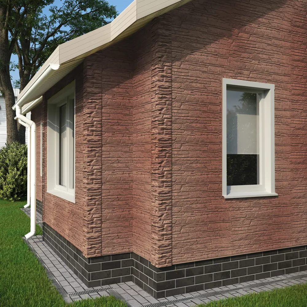 Наружный угол FineBer «Скала» для фасадной отделки под камень 18021731 STLM-1019364 - Вид №1