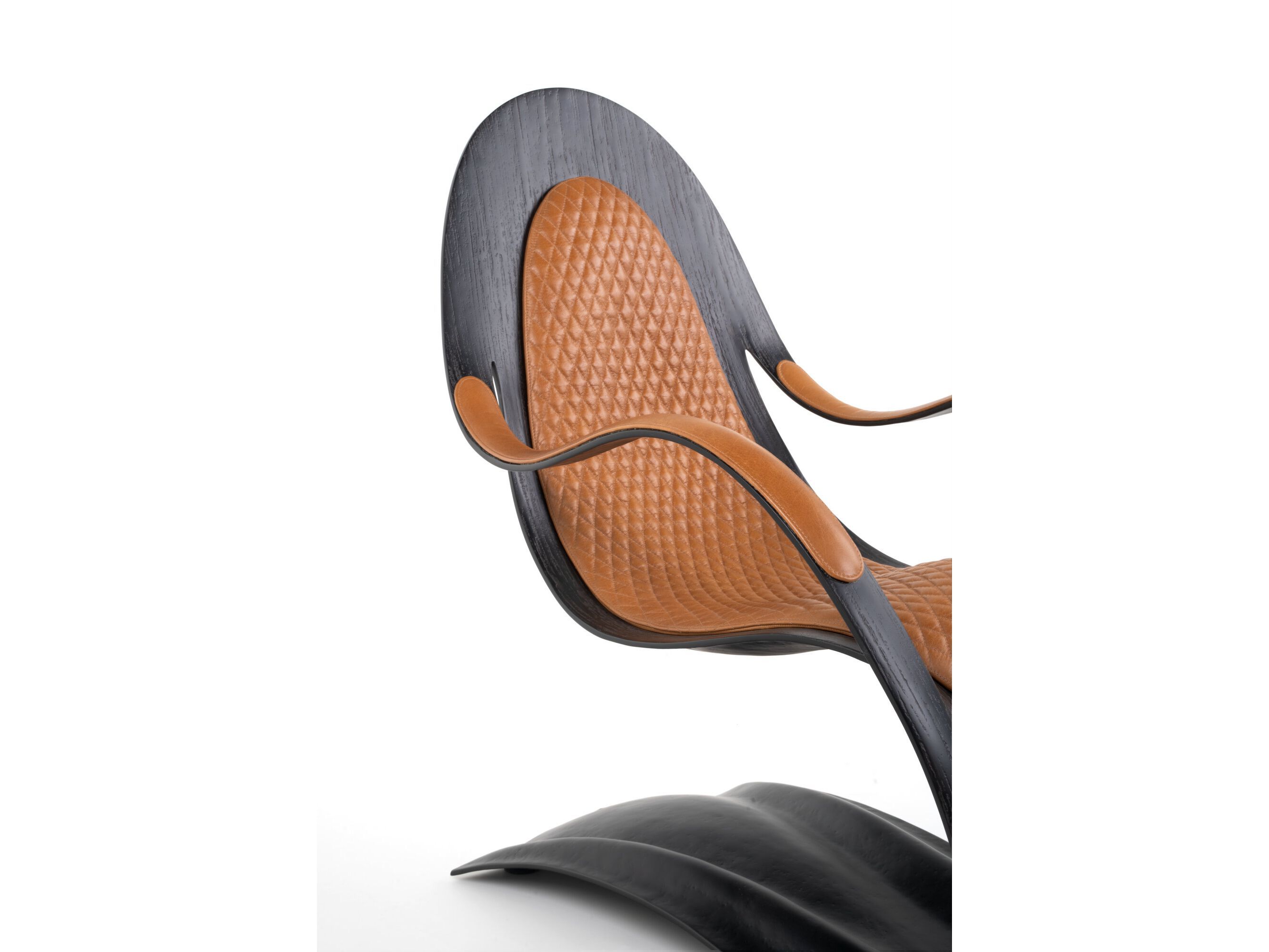 Стекловолокно консольное кресло с подлокотниками GANSK FLEX ARCH-00061809 - Вид №2