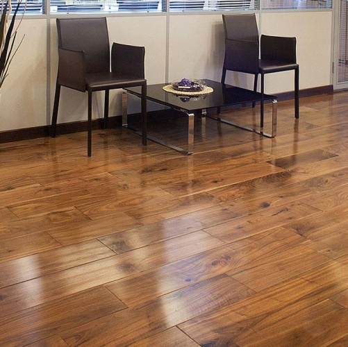 Массивная доска Magestik floor Под лаком (экзотика) (300-1820)x150x18мм Орех американский Натур (Гладкая) 300-1820х150 мм MGK Magestic floor 2600300143 - Вид №9