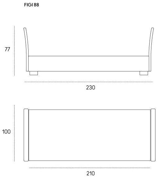 Casamania & Horm Дормез со съемным чехлом из ткани Isole figi sun-id-1436042 - Вид №6