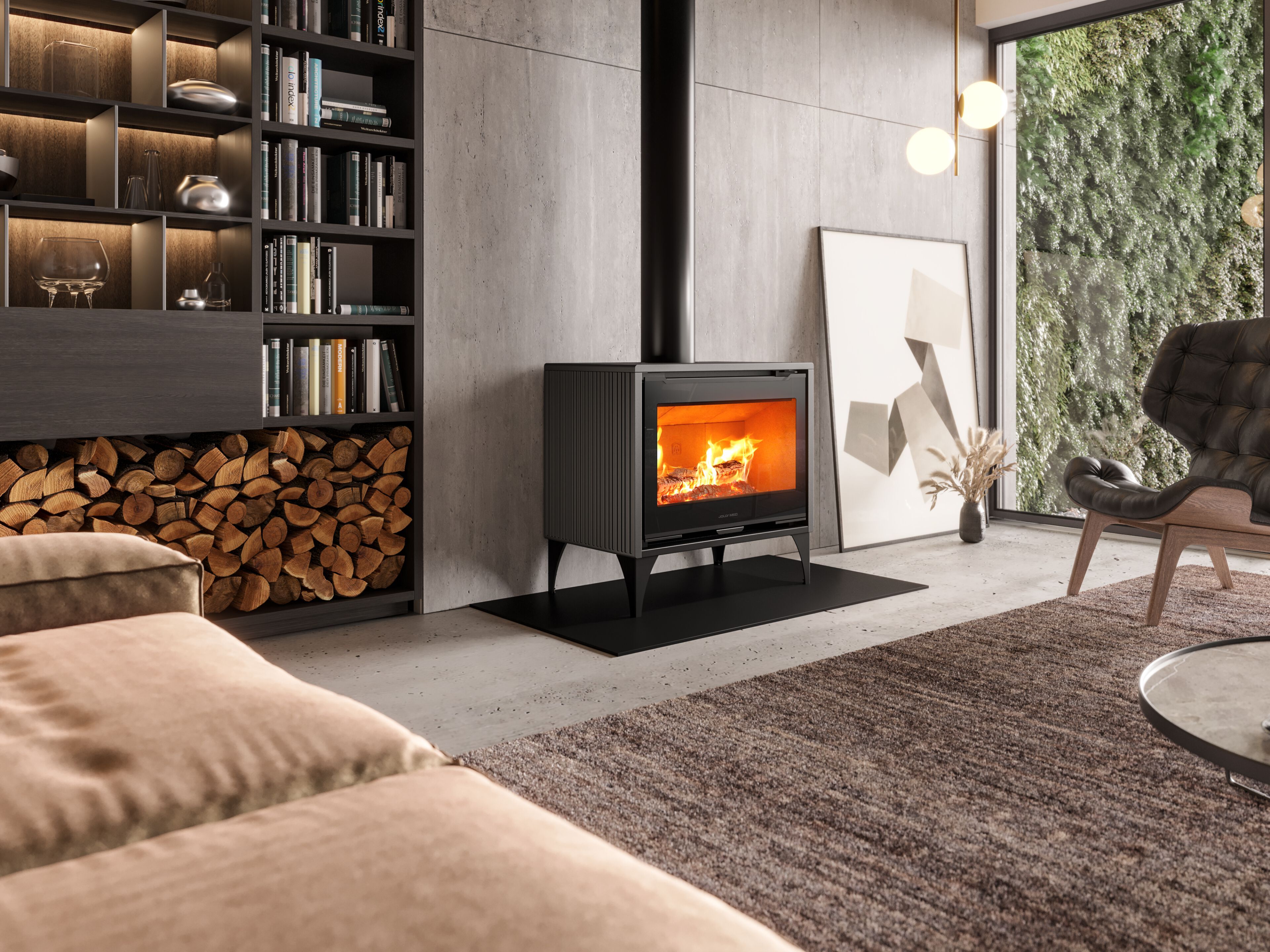 Дровяная печь для обогрева воздуха Jolly Mec воздушные системы ARCH-00028469 - Вид №1