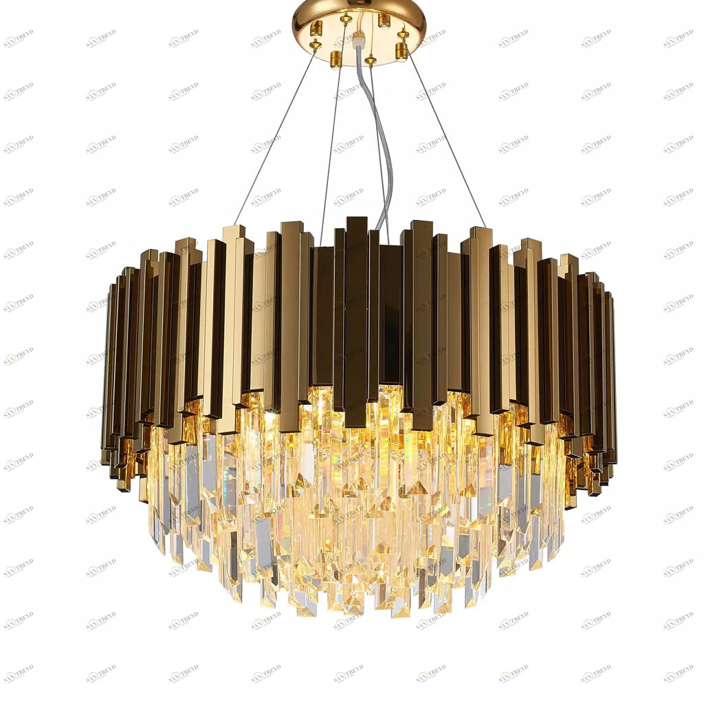 Подвесной светильник Barclay L6 от Delight Collection A006 L6 DELIGHT COLLECTION ДИЗАЙНЕРСКИЕ 243921 Прозрачный;золото 
