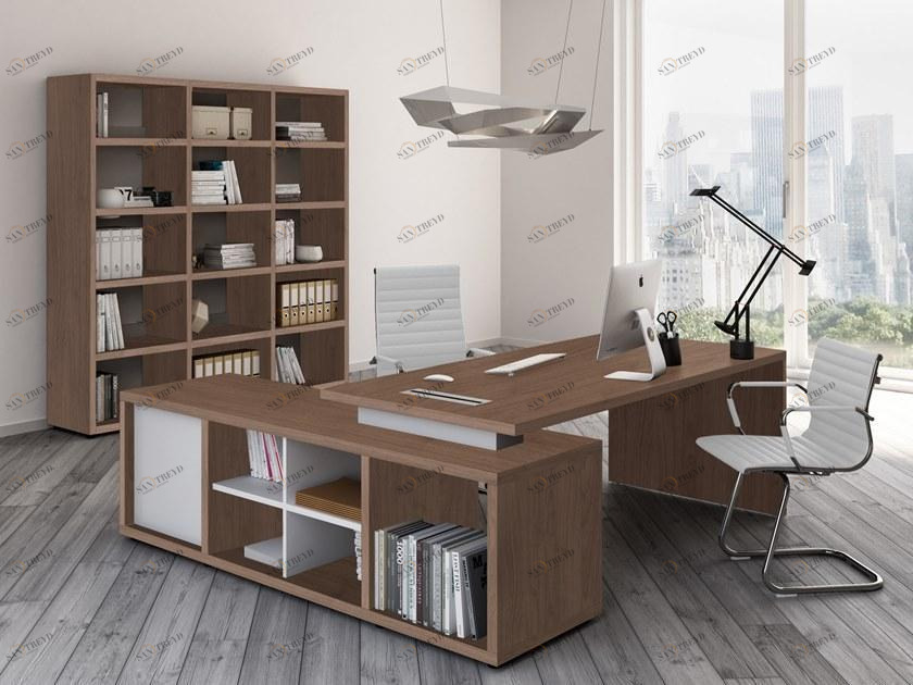 CUF Milano Угловой стол со встроенной полкой Brera sun-id-1495716