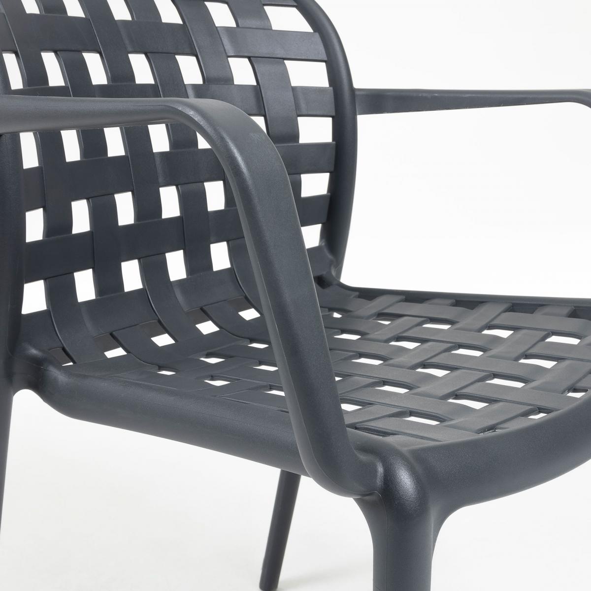 067743 Кресло Onha темно-серое La Forma Isa - Вид №4