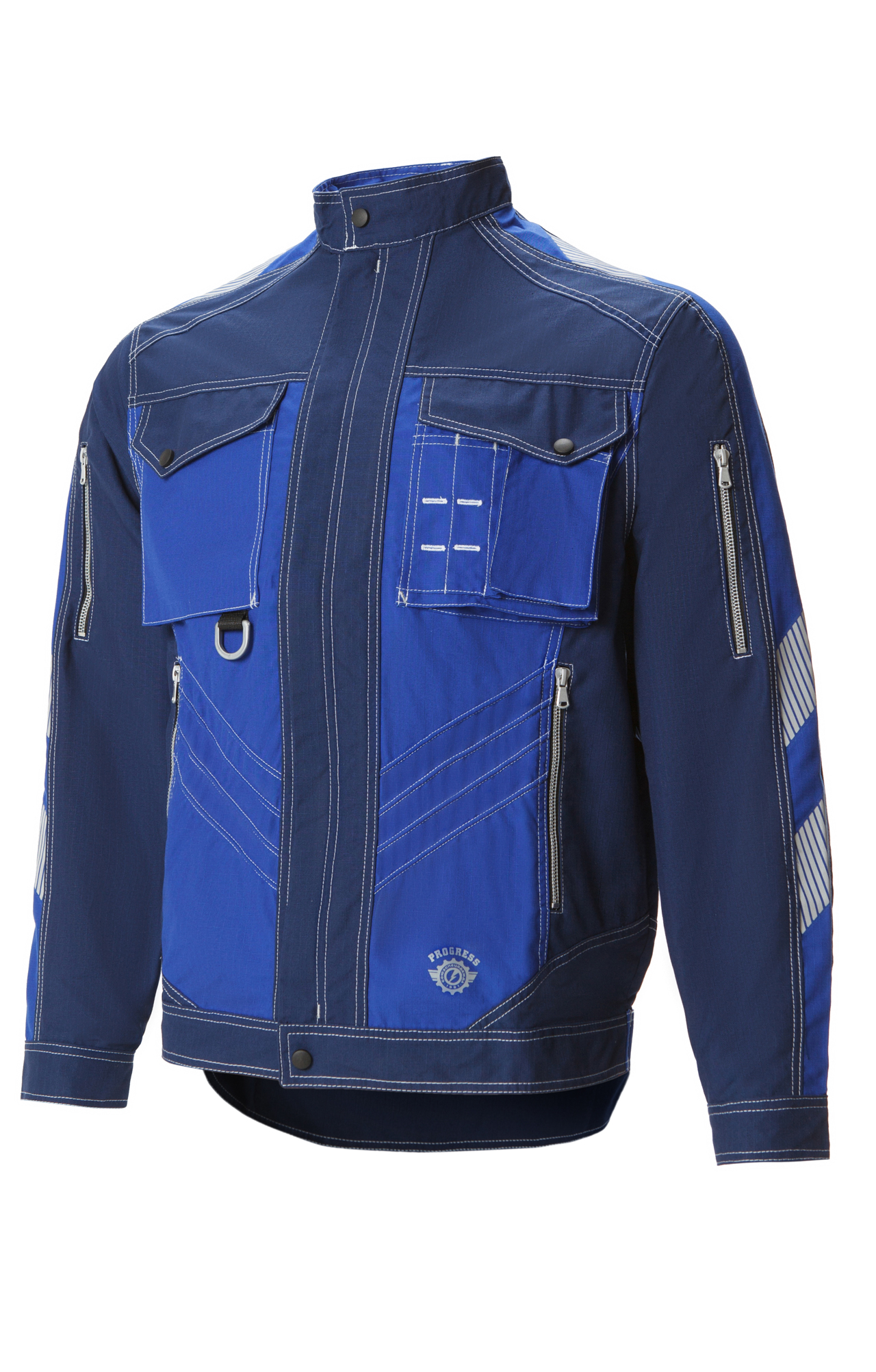 68809 Костюм "Прогресс" темно-синий с васильком  Летняя спецодежда  размер 52-54/182-188  - Вид №1