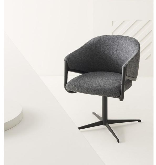 Segis Стул на козелке из ткани с подлокотниками Hammer sun-id-1501628 - Вид №1