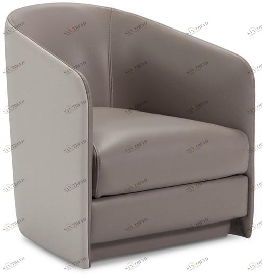 Duvivier Canapés Кресло со съемным кожаным чехлом с подлокотниками  Hortxf11 