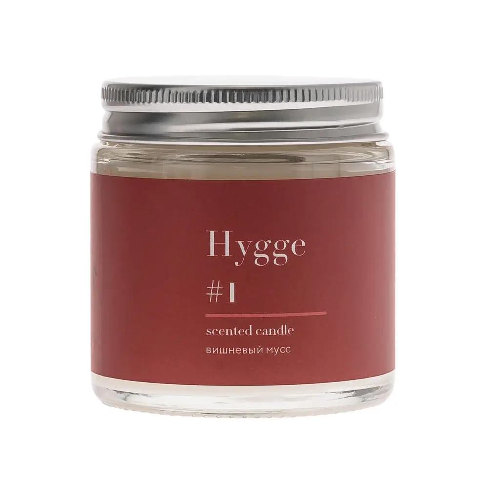 Свеча в стакане ароматизированная Arida Home Hygge N1 Вишневый мусс STLM-2007896 - Вид №4