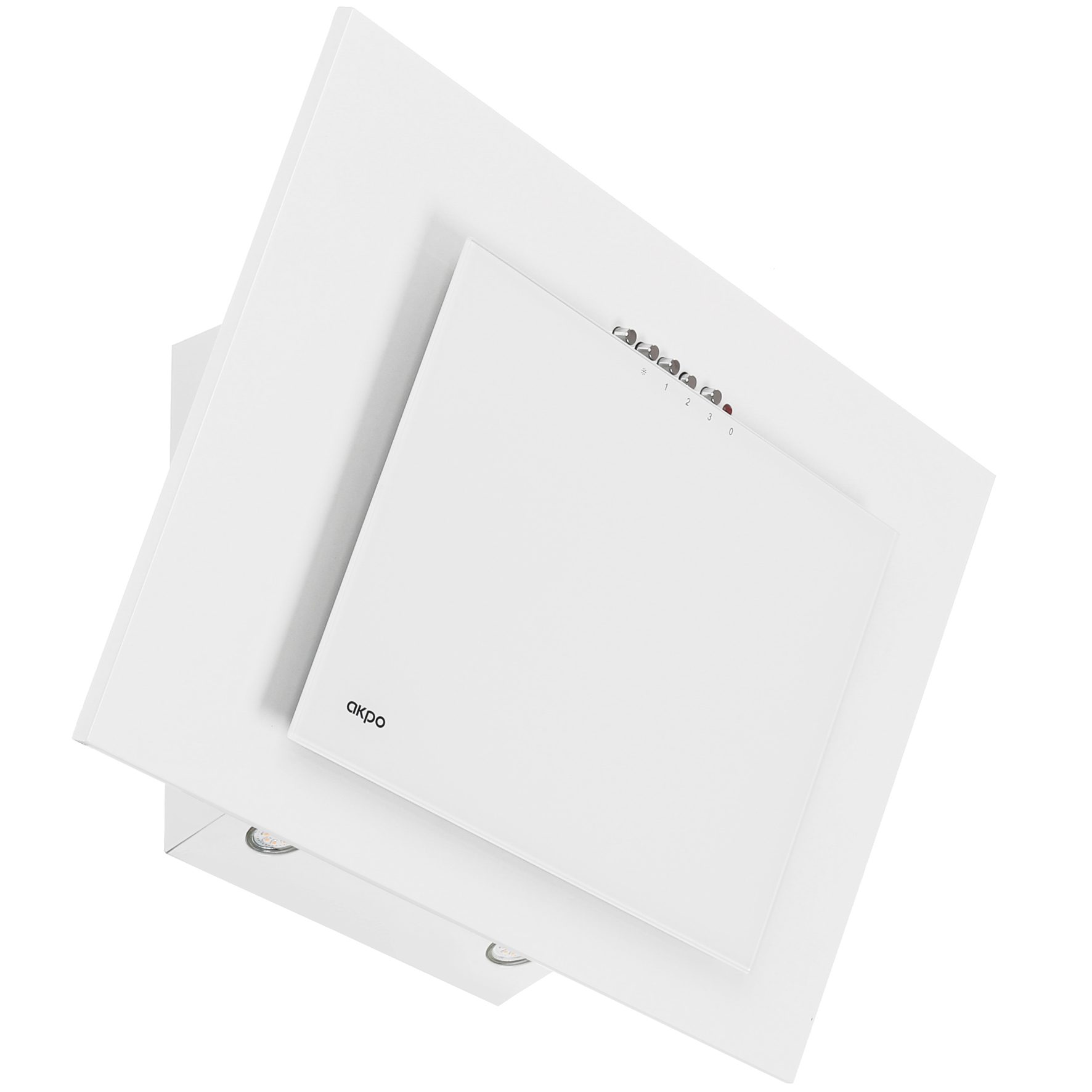 1147015 Вытяжка наклонная Akpo WK-4 Nero eco белый/белый STDN-0054383