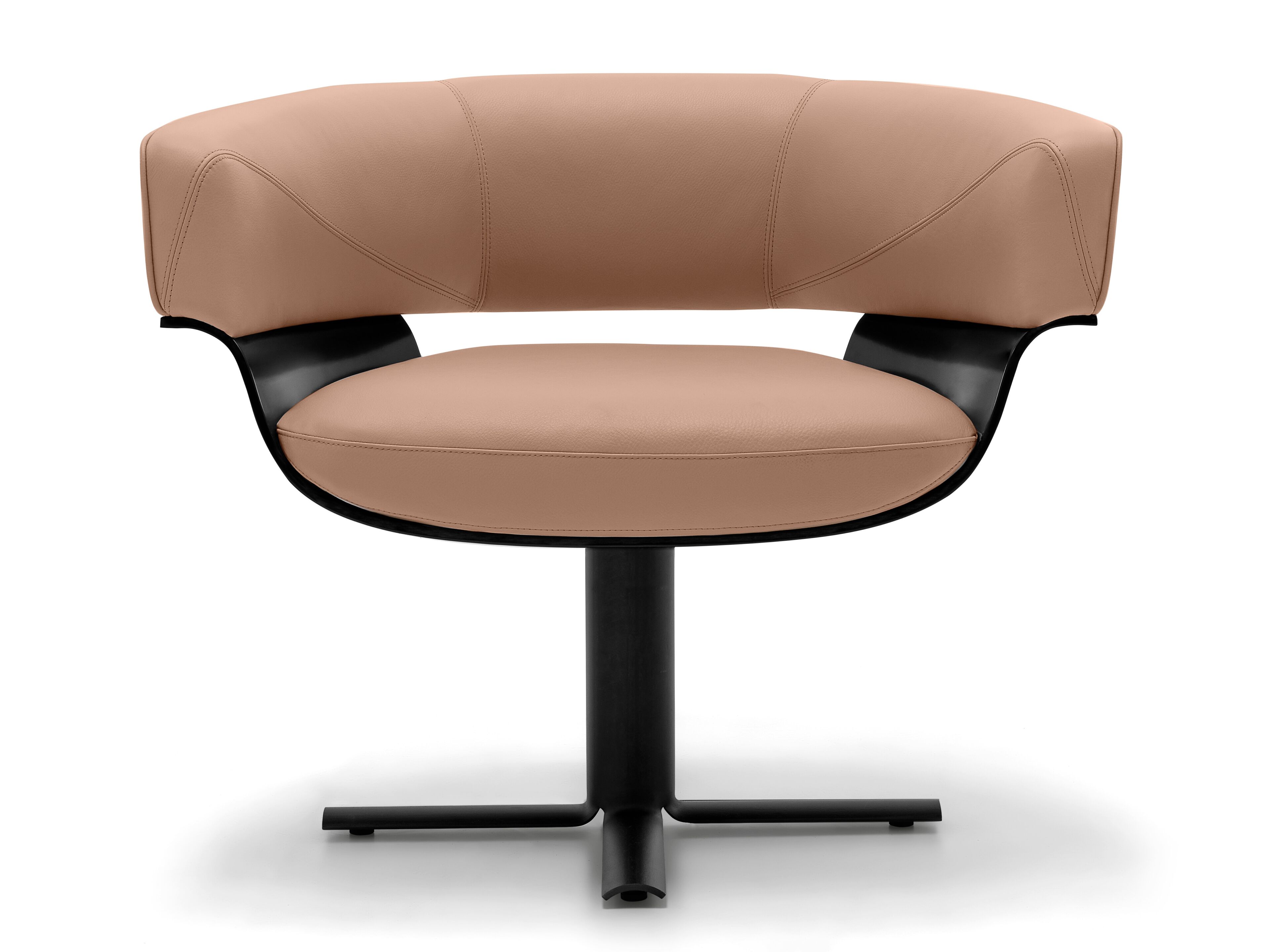 Кожаное вращающееся кресло с подлокотниками Arketipo JORDAN ARCH-00122921 - Вид №1