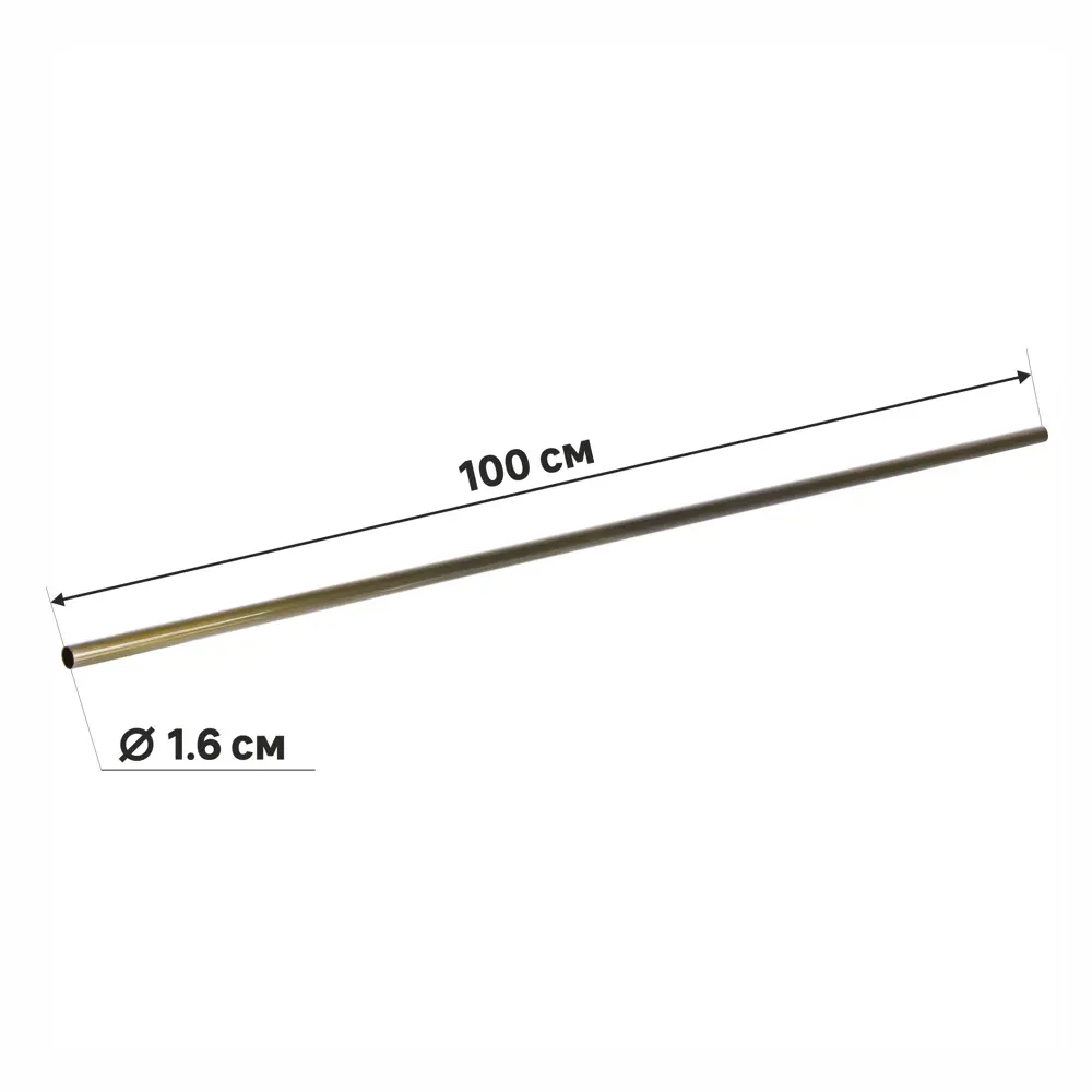 Рейлинг Delinia 100x1.6 см сталь бронза 18255183 STLM-2039087  - Вид №1