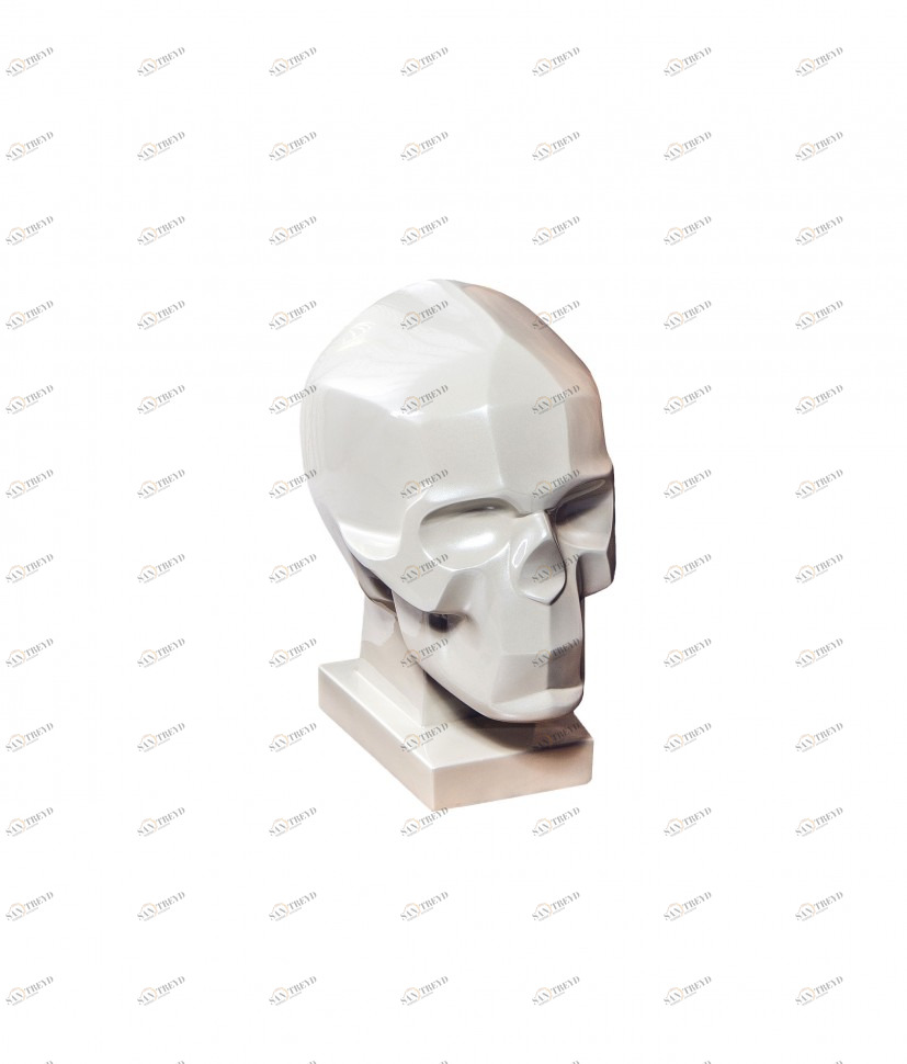 Статуэтка белая "Череп" ICON DESIGNE  178168 Белый 