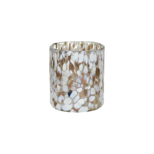 Стеклянный подсвечник