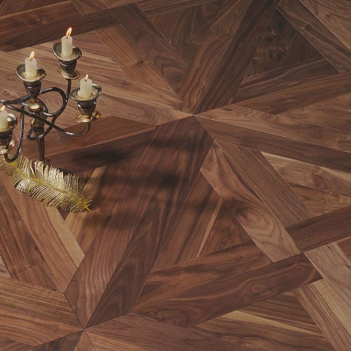 Модульный паркет Coswick Трианон Американский Орех Европейский (Грецкий) Селект (Гладкая) 635х635 мм 13151701 - Вид №1