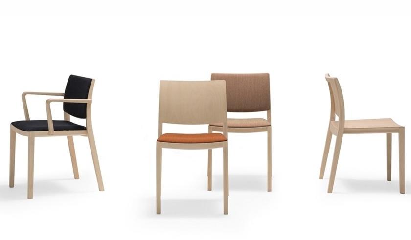 Andreu World Деревянный стул со встроенной подушкой Duos Si2754 - Вид №5