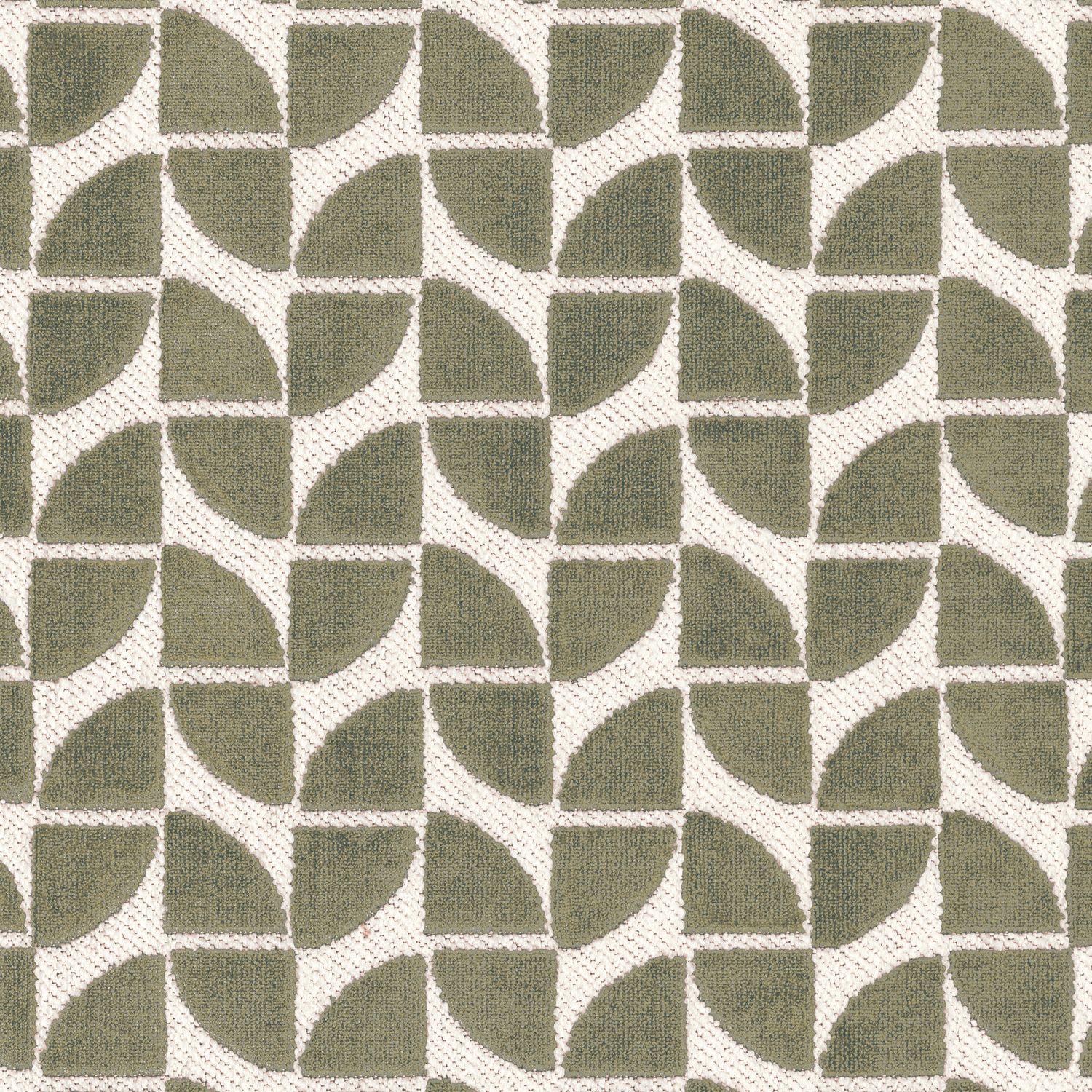 Бархатная ткань с графическим рисунком Casamance Valvidia ARCH-00064731 - Вид №12