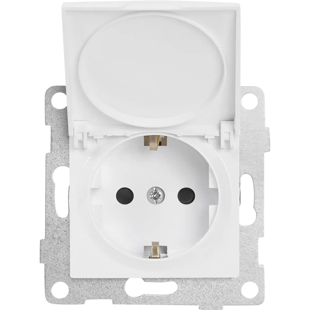 Встраиваемая розетка GUSI Electric с защитой IP44 и заземлением 84695689 Ugra STLM-0053789 - Вид №1