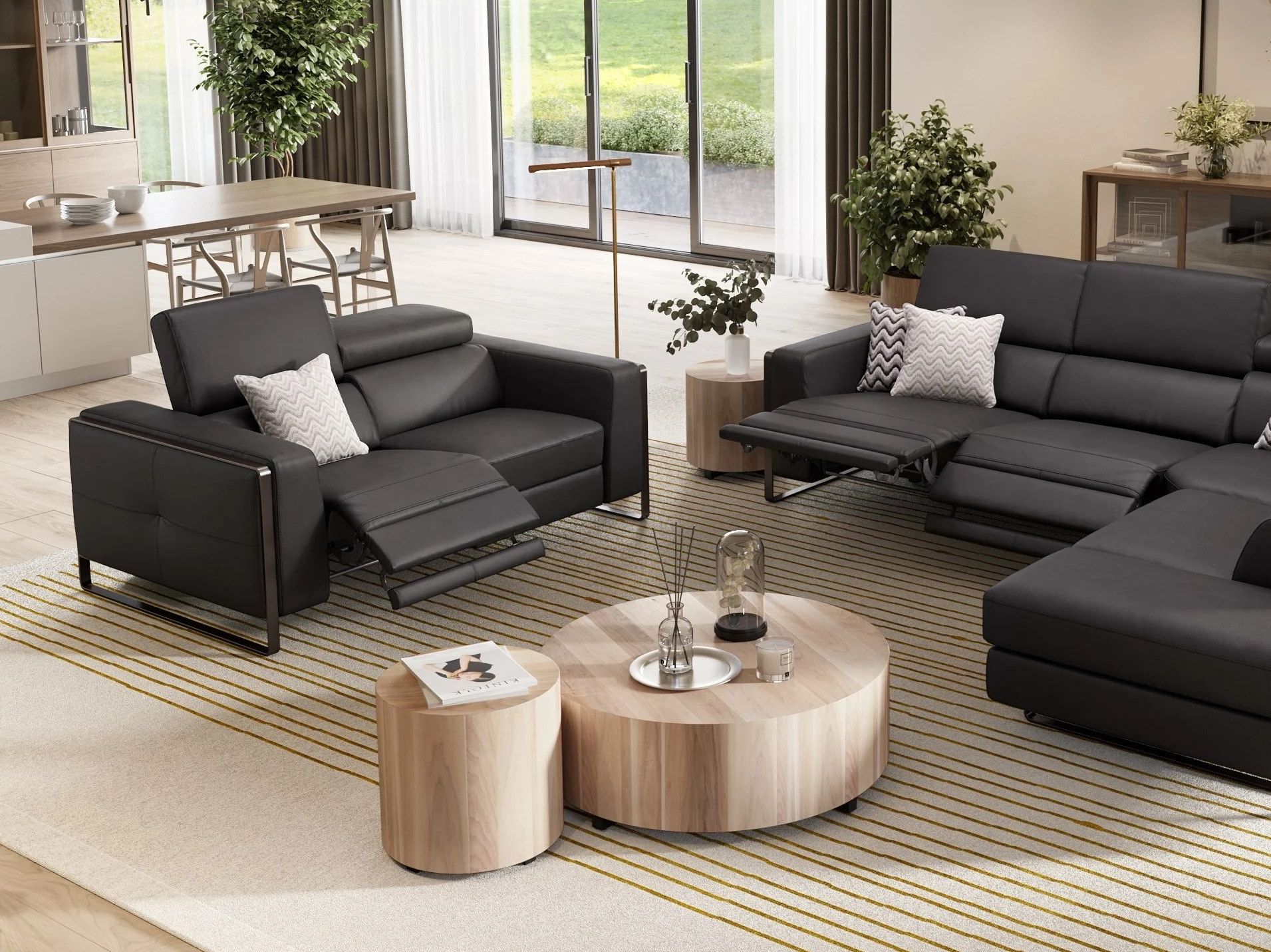 2-местный кожаный диван Sofanella Manzano ARCH-00117171 - Вид №7