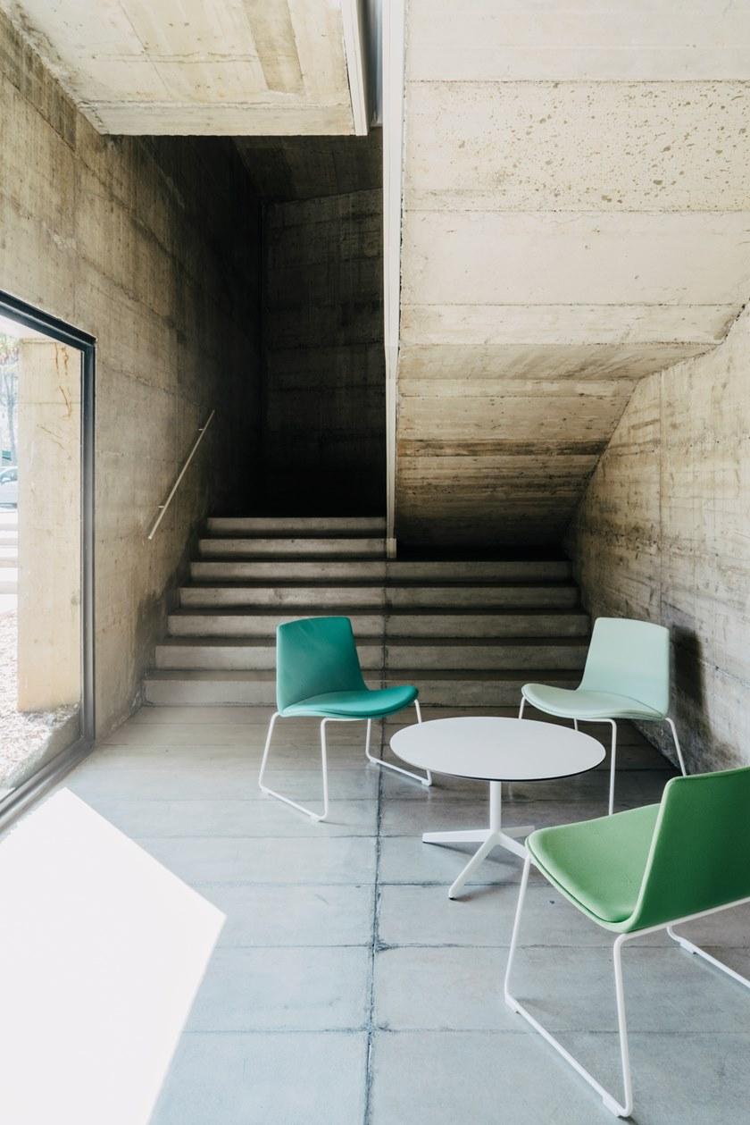 ENEA Санный стул с обивкой из ткани Lottus lounge sun-id-1511837 - Вид №2