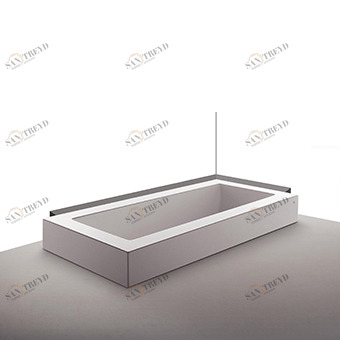 1GRAADBI0CR0P Большая полуутопленная ванна  Kos by Zucchetti Grande