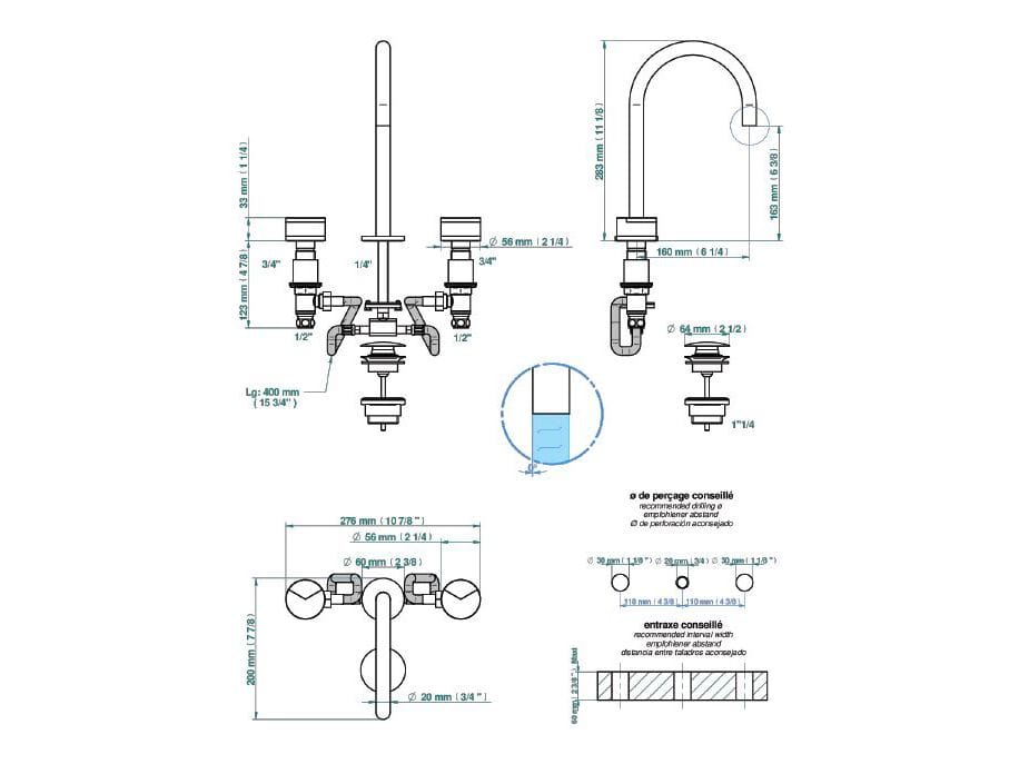 Смеситель для раковины THG Paris Yoko Delta ARCH-00092638 - Вид №2