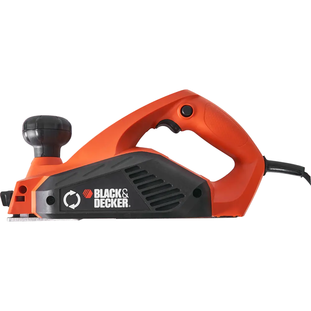 Рубанок электрический Black&Decker KW712-XK, 82мм, 650Вт BLACK + DECKER STLM-2142691 - Вид №1