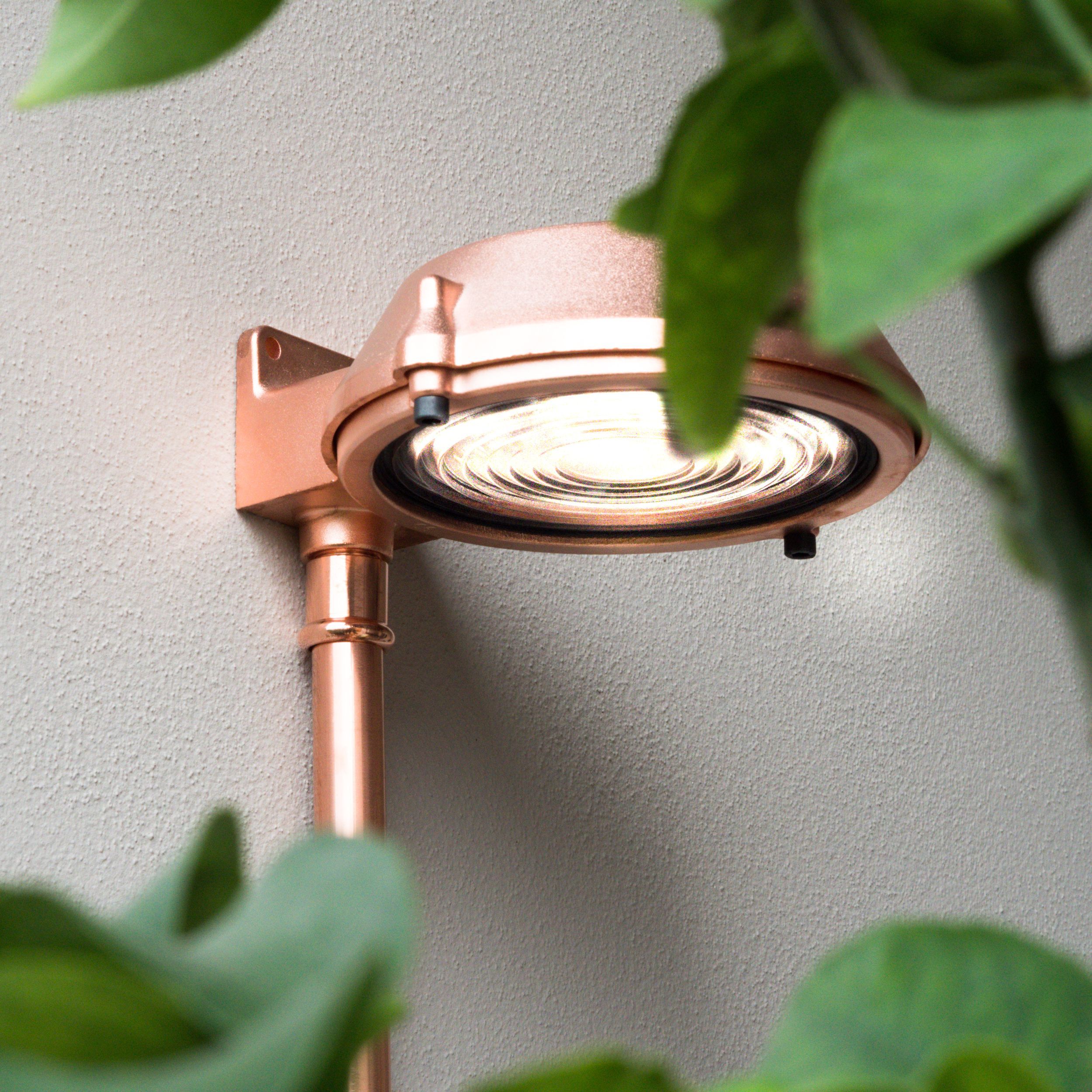 Медный алюминиевый настенный светильник Genuit медь ARCH-00043330 - Вид №5